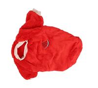 SUPVOX 1 Pieza Ropa para Mascotas Equipo Cosas de Perro Ropa de Mascota Disfraces de Perros Dog Coat Dog Jacket Abrigo de Invierno para Perros Traje de Mascota de Invierno poliéster Rojo