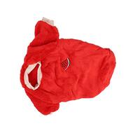 SUPVOX 1 Pieza Ropa para Mascotas Lindas Cosas De Perros Decoraciones De Cumpleaños De Cachorro Traje De Mascota De Invierno Perro Tejonero Juguetes Cuenco para Perros Poliéster Rojo