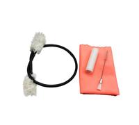 SUPVOX 1 Set Herramienta de Limpieza para Instrumentos de Viento Cepillo para Boca de Saxofón Crema de Corcho y Tela para Limpiar Tubos Interiores Color Aleatorio