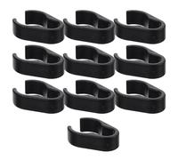 SUPVOX 10 Abrazaderas de Plástico Flexibles para Cables de Micrófono Diámetro Interno de 25mm, Fáciles de Instalar para Grabación y Sala de Conciertos