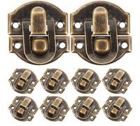 SUPVOX 10 cajas de joyas antiguas con cierre de pestillo para cajón maletas