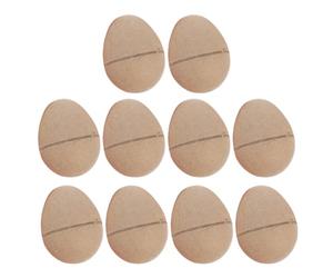 SUPVOX 10 Huevos de Papel para Pintar de Pascua, Ligeros y Creativos, Compatibles Varias Técnicas de Pintura, Ideales para Manualidades Artísticas y Decoración
