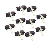 SUPVOX 10 Juegos Mini Coffin Candy Boxes con Cajas de Plástico Resistente para Decoración y Broma Fiesta de Halloween Contenedores Pequeños para Dulces y Accesorios Decoración Interior
