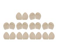 SUPVOX 10 Pares de Almohadillas Ajustables para Antepié, Cojines Suaves para Zapatos Deportivos y Tacones, Plantillas Delanteras para Calzado, Color Piel, Uso Diario y Deportivo