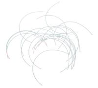 SUPVOX 10 Pares de Aros de Acero para Sujetadores Alambre Metálico, Accesorio de Reemplazo para Reparación de Copas, Compatibles Corsés y Bustiers, Adecuado para Costura y Manualidades