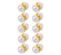 SUPVOX 10 pares de pesas para velos de novia - Pesas magnéticas de doble cara con perlas para asegurar velos largos - Accesorios de novia para bodas al aire libre sin daños