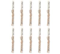 SUPVOX 10 Pergaminos de Mezuzá Kosher 7,5 X 1 Cm Bendiciones Bíblicas para Puerta Judía, Adornos Religiosos para Decoración del Hogar y Ceremonias de Inauguración