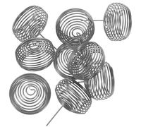 SUPVOX 10 piezas Caja de Fertilizante para Bonsái Acero Inoxidable Reutilizable Cesta para Plantación Herramienta de Fertilización para Orquídeas Plantas Pequeñas Jardín