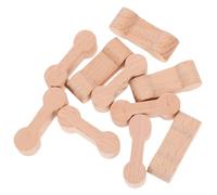 SUPVOX 10 Piezas Conectores de Madera para Vías de Tren de Juguete Paquete de Accesorios Seguros y Duraderos para Construcción de Infantiles para Niñas