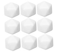 SUPVOX 10 Piezas Dados Acrílicos sin Terminar para Manualidades Cubos Dados DIY para Dibujo y Enseñanza Juguetes Creativos para Cubos Acrílicos Equilibrados y Lisos