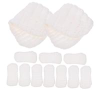SUPVOX 10 Piezas de Forros de Pañal de Algodón para Recién Nacido, Insertos Reutilizables y Suaves Absorción de Múltiples Capas, Forma de Maní para Ñiño