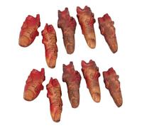 SUPVOX 10 Piezas Dedo Falso de Halloween de Decoraciones Realistas para Fiestas de Terror Accesorios Espeluznantes para Casa para Ambientes Horripilantes