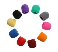 SUPVOX 10 Piezas Funda De Esponja Para Micrófono Cubierta Del Tubo De Voz Micrófono Cubre Esponja Micrófono Mini Parabrisas De Espuma Para Micrófono Cubierta Del Micrófono Lavalier