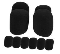 SUPVOX 10 piezas Fundas para Micrófono Estándar Parabrisas Lavables para Protección contra Viento y Polvo Cubiertas Esponjosas para Micrófono de Mano