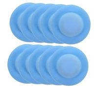 SUPVOX 10 Piezas Mini Sombreros para Manualidades Decoración de Muñecas Accesorios DIY con Material EVA Azul para Casas de Muñecas y Proyectos Escolares