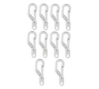 SUPVOX 10 Piezas Mosquetones de Aleación de Zinc Accesorios de D Shape para y