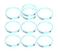 SUPVOX 10 Piezas Muñequeras de Graduación Luminosas de Silicona Class of de Pulseras Brillantes Accesorios para Fiestas de Graduación para Celebraciones Escolares