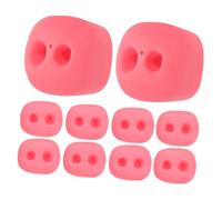 SUPVOX 10 Piezas Nariz Cerdo Manualidades Accesorios Muñecos Peluche Nariz Cerdo Falsa Plástico 3D