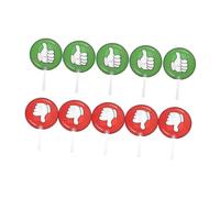 SUPVOX 10 Piezas Paletas de Votación de Plástico Doble Cara Unidades para Aula Interactivas para Discusión y Participación Actividades Educativas
