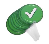SUPVOX 10 Piezas Paletas de Votación Educativas Doble Cara Verdadero Falso de Respuesta para Material Plástico Duradero para Interacción Aula Útiles Escolares para
