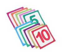 SUPVOX 10 Piezas Pegatinas De Piso De Juego Digital Pegatinas De Pared con Números Pegatinas De Número De Dibujos Animados Juego Jugando Pegatinas Piso Pegatinas De Polivinilo