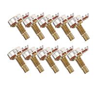 SUPVOX 10 Piezas Potenciómetro Para Guitarra De Eje Corto Repuestos Para Guitarra Eléctrica Control De Volumen Para Para Kit De Reparación De
