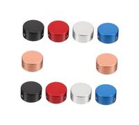 SUPVOX 10 piezas Protector para Pedal de Guitarra de Aluminio Ligero y Resistente para Botones de Pedal y Footswitch Accesorios Duraderos para Efectos de Guitarra