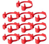 SUPVOX 10 Piezas Soporte para Teléfono de Mano Rojo PP Simple | Visualización Manos Libres, Almacenamiento Portátil, para Celular y Teléfono, Estilo Adorable, Uso Doméstico