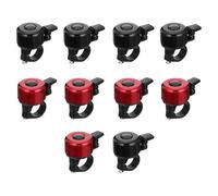 SUPVOX 10 Piezas Timbres para Bicicleta Compactos y Pequeños para Bicicletas de Montaña y Carretera Incluye Rojos y Negros Accesorios de Seguridad para Adultos