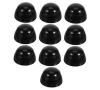SUPVOX 10 tapas de protección de tuercas de plástico negro para pernos de parque infantil, cubiertas de tornillo de seguridad para toboganes, marcos de escalada, amplia compatibilidad con varios tipos