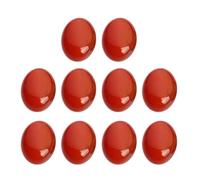 SUPVOX 10 Unidades Cabujones Ovalados de Piedra Rubí Rojo 10X14 MM para Joyería DIY Accesorios para Relojes y Manualidades Parches de Ágata Base Plana para Decoración Personalizada