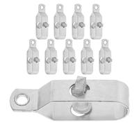 SUPVOX 10 Unidades Tensor de Alambre para Cercas Eléctricas de Acero Resistente Cuerpo Cerrado y Tornillo Ajustable para Asegurar la Tensión y Estabilidad del Cable