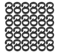 SUPVOX 100 Ganchos de Clip de Plástico en Forma de 8 para Tienda de Campaña al Aire Libre, Accesorios para Camping y Senderismo, Resistentes al Viento, Pack de 100 Unidades,