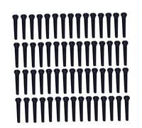SUPVOX 100 Piezas de Pines del Puente para Guitarra Acústica, Pasadores de Plástico Negro para Reemplazo y Extracción, Accesorios Duraderos para Guitarra