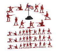 SUPVOX 100 Piezas Figuras Miniatura Soldados Plásticos para Maquetas Decoración Micro Paisajismo Coleccionables