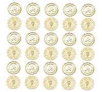 SUPVOX 100 Piezas juguete de de pirata jugar pirata juguete pirata doblones pirata de plástico del del de el plastico Dorado