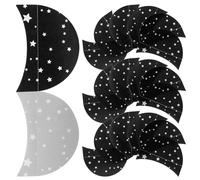 SUPVOX 100 Piezas Protectores de Sombras de Ojos para Maquillaje de Ojos Cinta de Maquillaje No Tejido Negro Aplicación Precisa Evita Irritación