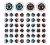 SUPVOX 100 Unidades Ojos de Seguridad para Muñecos Bjd de 12mm Coloridos, Accesorios para Manualidades y Bricolaje Plástico Resistente para Amigurumi y Muñecas