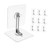 SUPVOX 10juegos Dispositivo Anticaída Para Muebles Sin Taladro Anclajes Para Muebles Prueba De Bebés Para Seguridad De Casa Anclaje Para Pared De Tocador Para Estantería