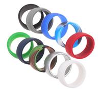 SUPVOX 10piezas Anillos De Silicona Para Hombre y Mujer De Decorativos y Cómodos Para Actividades Deportivas Al Aire