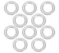 SUPVOX 10piezas Caja De Cría De Loros Anillos De Acero Inoxidable para Nido De Pájaro Protectores Metálicos Antimordeduras para Jaulas De Cría Accesorios De Repuesto para Casa Nido De per