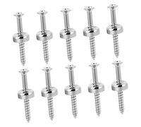 SUPVOX 10piezas Hebilla De Guitarra Para Eléctrica Con Tornillo Buje De Unión De Mástil Casquillo y Perno De Guitarra Para Colgador De Cuello