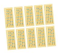 SUPVOX 10piezas Pegatinas De Escalas De Ukelele Calcomanías Para Diapasón De Ukelele Para Principiantes Incluye Para Practicar El Diapasón