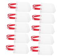 SUPVOX 10piezas Reutilizables De Tela No Tejida Diseño De para Compras Decoración Artesanal