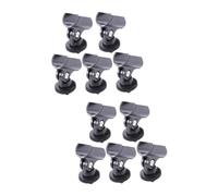 SUPVOX 10piezas Soporte Para Micrófono De Plástico Con Zapata Caliente Para Cámaras Dslr y Entrevistas