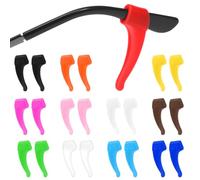 SUPVOX Gafas de silicona Ganchos para la oreja Gafas de seguridad antideslizantes Agarre el sujetador para niños adultos Deportes 12 pares (color aleatorio)