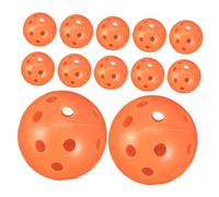 SUPVOX 12 Piezas Bolas de Práctica para Pickleball Interior Bolas de Pequeño Orificio para Entrenamiento de Golf Alta Visibilidad y Durabilidad para Mejorar Precisión y Rebote