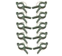 SUPVOX 12 piezas Clips Soporte Plantas Jardín Plástico Fijación Tallos Tomates Clips Injerto Flexibles para Trepadoras y Saludable