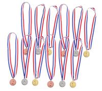 SUPVOX 12 Piezas De Premio para Competición Deportiva De Oro De Oro Plata Y Bronce para De Premio Aleación De Zinc