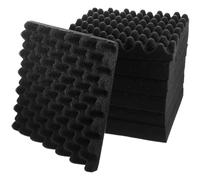 SUPVOX 12 Piezas Paneles de Aislamiento Acústico de Algodón Fonoabsorbente Paneles Insonorizantes para Bloqueo de Sonido Estudios de Grabación